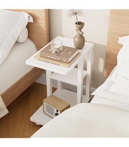 Amazon｜キャスター付きIKEATingbyサイドテーブルホワイト202.959.30