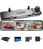 Amazon.co.jp: JADO ドライブレコーダー ミラー型 3カメラ 4K 録画