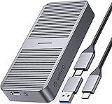 ORICO USB 4.0 M.2 SSD 外付けケース USB4.0 NVMe ケース M.2 SSD ケース 40Gbps NVMe PClE M-Key(B+M Key)2280 に適用 Thunderbolt 3/4 USB3.2/3.1/3.0/Type C互換性あり 外付ハードディスクケース M224C3-U4 灰 (グレー)
