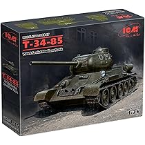 Amazon | ICM 1/35 ソビエト陸軍 T-34/85 プラモデル 35367