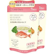 Amazon | リトルワンズ 無添加 天然真鯛と野菜の おじや 7ヶ月 100g×2