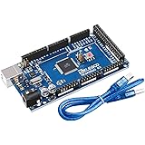 ELEGOO Arduino用 MEGA2560 R3ボード ATmega2560 ATMEGA16U2 + USB ケーブル (青)