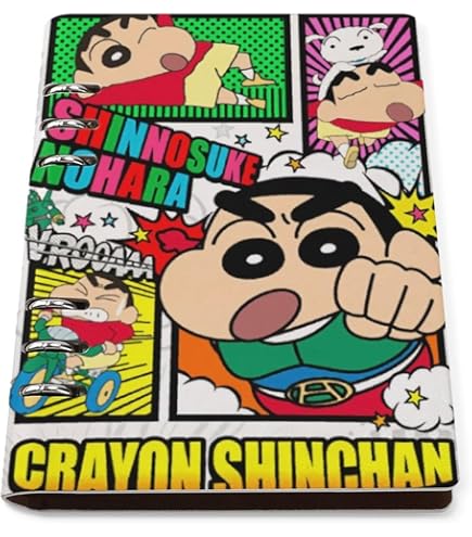 Amazon.co.jp: クレヨンしんちゃん システム手帳 A5 日記帳 メモ帳