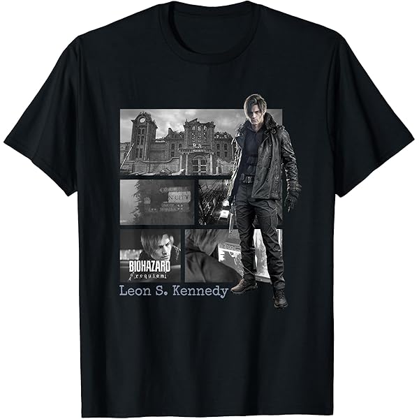 Amazon | BIOHAZARD RE:4 ゲーミングデザイン Tシャツ | Tシャツ