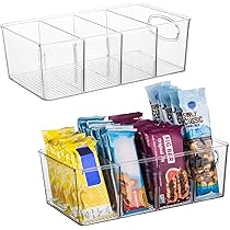 Amazon｜Hanakaze 冷蔵庫 収納ケース 仕切り付【2個セット