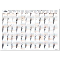 Amazon | 2026年ショウエイドー スケジュールポスター年表