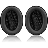 Anspik AH-D1100 イヤーパッド - Anspik 交換用イヤクッションパッド タンパク質革とメモリーフォーム付き Denon AH D1100、AH-NC800 オーバーイヤーステレオヘッドホンのみに対応