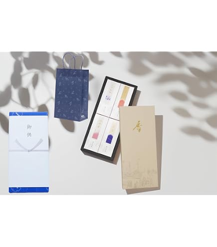 Amazon.co.jp: 日本香堂 御香セット1000 包装品 お線香セット 贈答用