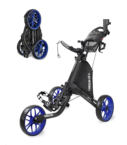 Amazon | CaddyTek CaddyLite 11.5 V3 ゴルフプッシュカート - 3輪軽量
