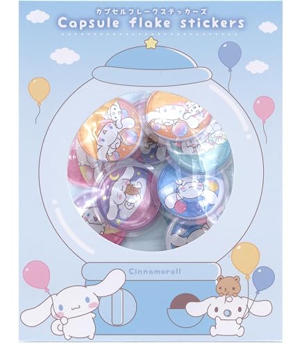 Amazon | シール もちもちマシュマロシール ぷにぷに シナモロール