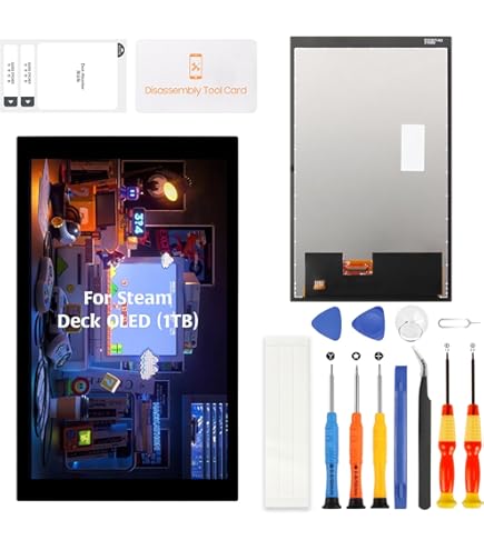 Amazon.co.jp: SRJTEK For Steam Deck LCD 2022 交換用ディスプレイ