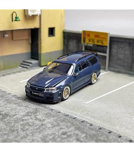 Amazon | 1/64 ZOOM 日産 GTR R34 WAGON ワゴン ステージア グレー