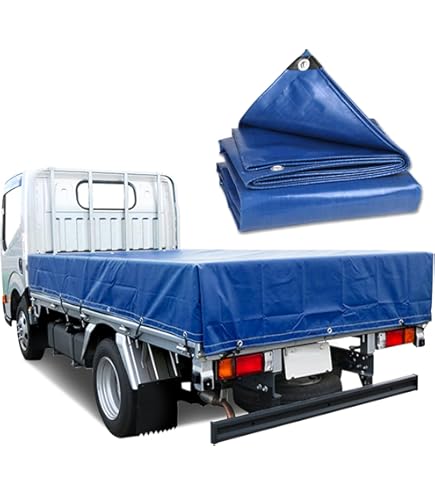 Amazon.co.jp: トラックシート 2.3m×3.5m ブルー 2tトラック