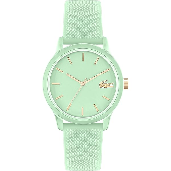 Amazon.co.jp: LACOSTE ラコステ 2001070 ホワイト レザー ウォッチ