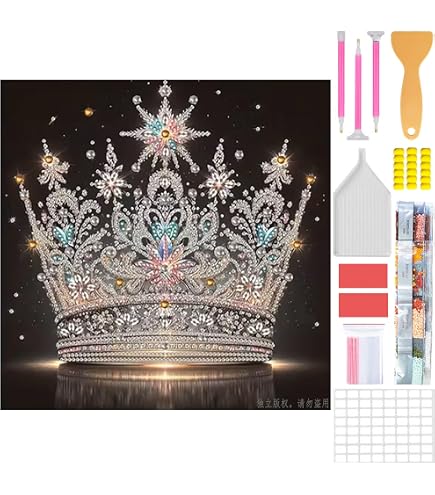Amazon | ダイヤモンドペインティングキット ダイヤモンドアート 5