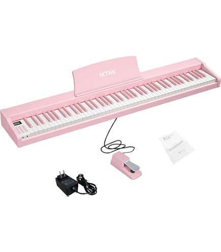 Amazon | RoastMe 電子ピアノ 88鍵盤 折り畳み MIDI対応 コンパクト
