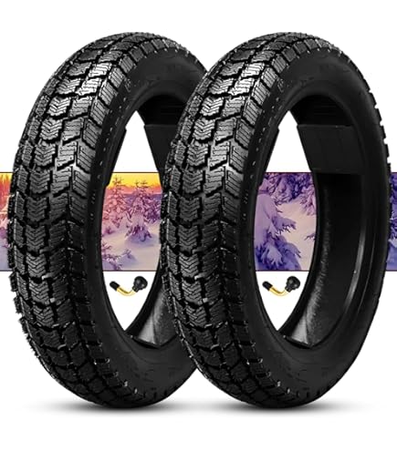 Amazon | 3.00-10 スノータイヤ チューブレス 前後輪共用 3.00 10 ハイ