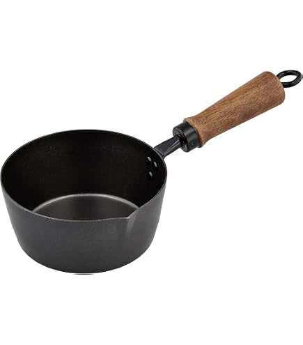 Amazon｜サミット工業 鉄なべ流 お弁当揚げ鍋 16cm, ブラック｜揚げ鍋