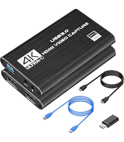 Amazon | HDMI キャプチャーボード switch対応 4K パススルー 1080P