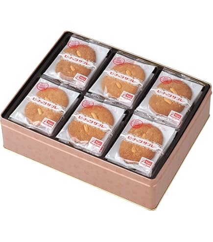 Amazon.co.jp: とみい ピーナッツサブレー 6枚箱入 : 食品・飲料・お酒