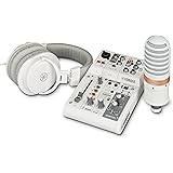 ヤマハ YAMAHA ミキサー ライブストリーミングパック 3チャンネル ホワイト AG03MK2 W LSPK