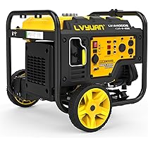 LVYUAN（リョクエン）インバーター発電機 正弦波 4000W 永久保証】インバーター 正弦波 DC 12V AC 100V 4000W 最大8000W