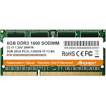 Amazon.co.jp: MMOMENT DDR3 8GB 1600MHz SODIMM ノートPC用メモリ
