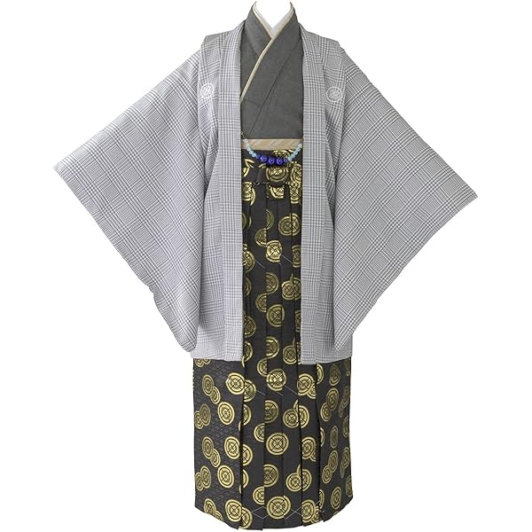 Amazon | [京のみやび] 七五三男の子着物袴セット パープル