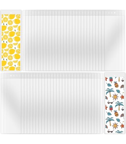 thumbnail image 2 of Aazon.co: Wpxer 100 PCS Clear Bookark Sleeves, Blank Bookark Holder Sleeves For School And 2 of 9