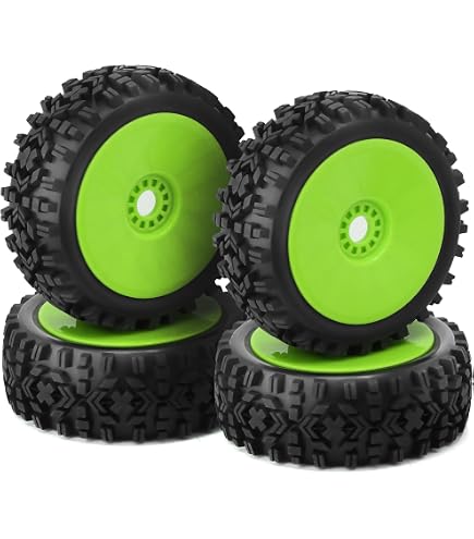 Amazon | Chanmoo 1/8 RCバギータイヤ プラスチックリム 17mm 六角ハブ