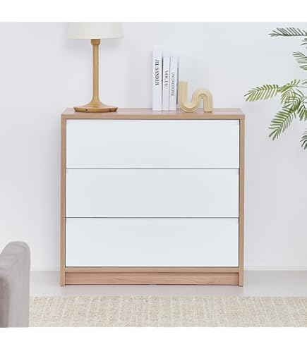 Amazon｜タンスのゲン チェスト 完成品 幅80cm 3段 完成品 押入れ 収納