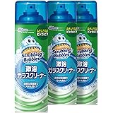【まとめ買い】スクラビングバブル ガラス用洗剤 激泡ガラスクリーナー エアゾールタイプ 3本セット 480ml×3本