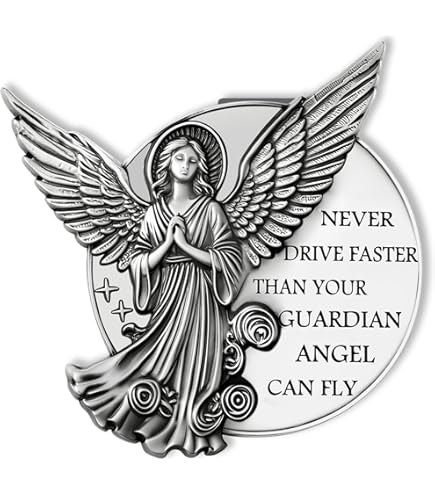 Aazon.co: ANOWVI Saint Christopher Edal For Car, Visor Clips For Cars, St Christopher Edal