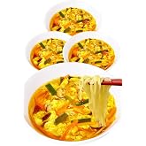 林泉堂 【酸辣湯麺 4食】 自家製ラーメン 生めん ＆ スープ スーラータンメン 酸っぱい 常温保存 30日 ご当地 お取り寄せ グルメ 簡単 お試し