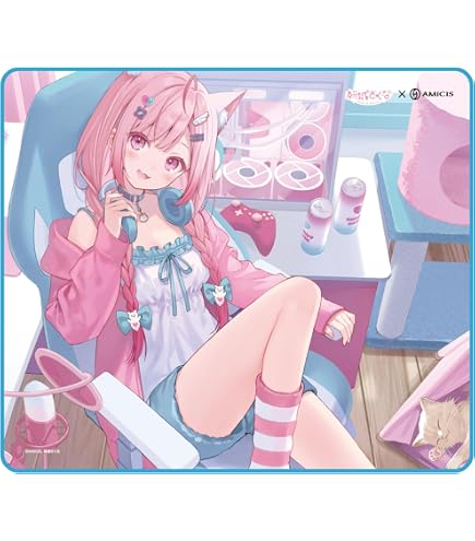 Amazon.co.jp: Yuki Aim Yuki Pad Kitsune ゲーミングマウスパッド 雪