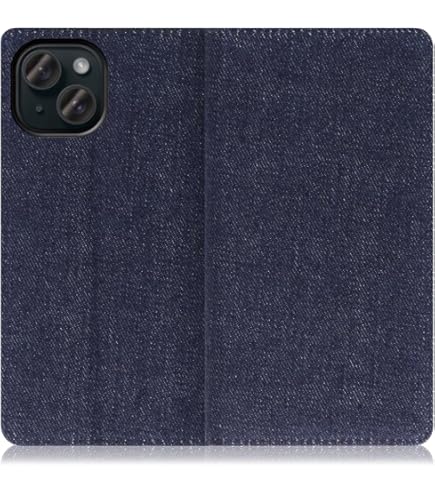 Amazon | iPhone 15 6.1インチ 用 デニムケース 日本製 デニム素材 布