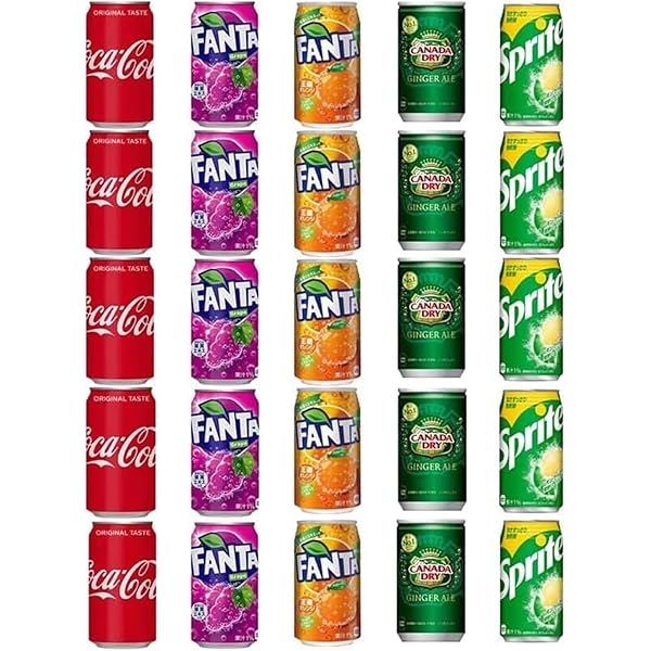 Amazon.co.jp: サンガリア 炭酸飲料 250ml 缶アソート 6種各5本