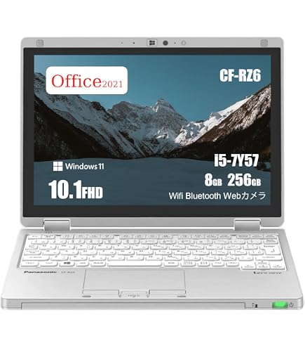Amazon.co.jp: 【整備済み品】 Panasonic ノートパソコン CF-RZ6/10.1