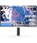 Amazon | KTC 27インチ QD-MiniLED 4K@160Hz/FHD@320Hz 量子ドット