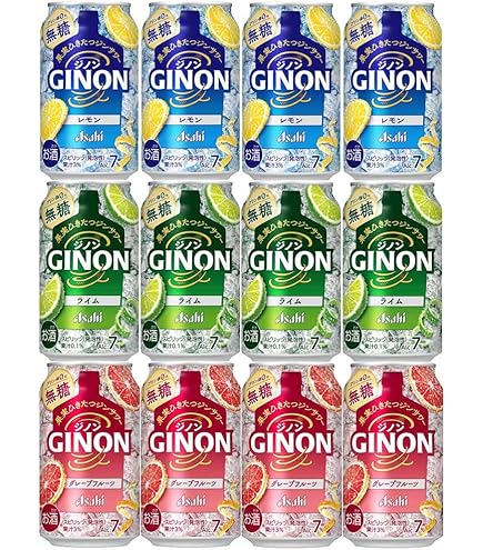 Amazon.co.jp: アサヒ GINON ジノン レモン 350ml×2ケース/48本 : 食品
