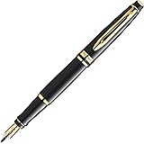ウォーターマン 万年筆 F 細字 エキスパート エッセンシャル ブラックGT S2243112 正規輸入品