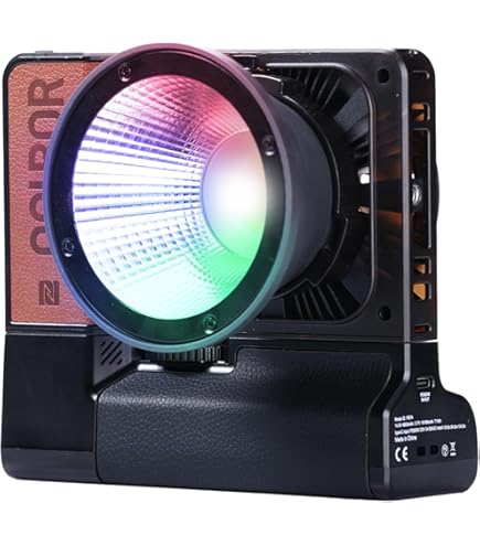 Amazon | COLBOR ビデオライト CL60M スタジオライト 65W 5600K CRI97+