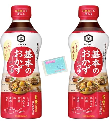 Amazon.co.jp: キッコーマン 基本のおかず つゆ 500mlペットボトル×12