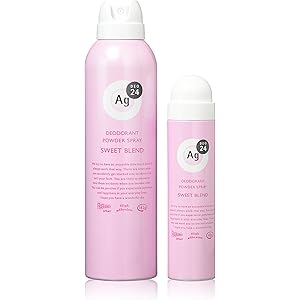エージーデオ24 パウダースプレー スウィートブレンド 制汗剤 142g + 40g (医薬部外品)