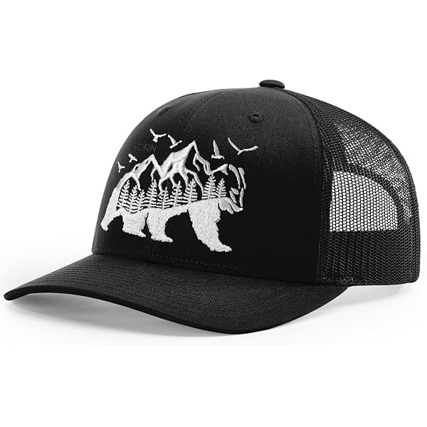 American Fish Flag Trucker Hat - Fishing Gifts For Men, Snapback, Mesh Back - View #7