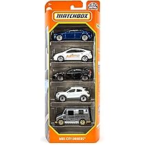 Amazon.co.jp: Matchbox MBX City Drivers 5パックセット(1:64