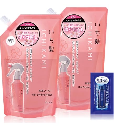 Amazon | いち髪 髪&地肌うるおう寝ぐせ直し和草シャワー 250mL | いち