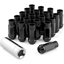 EZISOE Black 14x1.5 Closed End Bulge Acorn Lug Nuts - Mag Seat, 20 Pack For Land Rover LR3 LR4 Range Rover - View #9