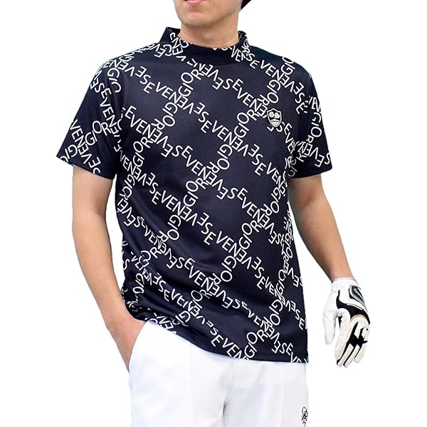 Amazon.co.jp: [ビッグエムワン] LOUDMOUTH モックネック 半袖 シャツ