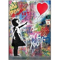 Amazon.co.jp: ストリートグラフィティアートバンクシーアート